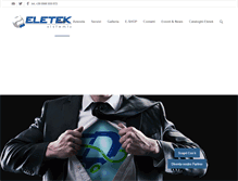 Tablet Screenshot of eletek.it